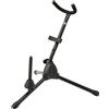 Stagg WIS-A31 Supporto per Sassofono, Base per Flauto Deluxe Clarinetto, Nero