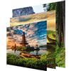 INFORMA TELO PORTAFOGLIO 3 MOVIMENTI ASEIA BORSA SENZA CORNICE 49X49 CM MODIFICABILI CON STAMPA UV diretta per cornici LED