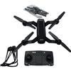 Andowl DRONE WIFI 2,4GHZ FPV PIEGHEVOLE CON FOTOCAMERA 720P LAMA VENTOLA A LED AN-SKY69