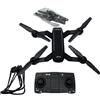 Andowl DRONE WIFI 2,4GHZ FPV PIEGHEVOLE CON FOTOCAMERA 720P LAMA VENTOLA A LED AN-SKY69