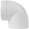 Vent Systems 12,5 cm gomito 90 gradi condotto tubo connettore flessibile tubo tondo tubo di ventilazione plastica ABS 125 mm