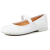 Geox JR PLIE' A, Ballerine Bambine e ragazze, WHITE, 33 EU