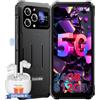 Blackview BL8000 5G Rugged Smartphone Doppio schermo 6,78" 2.4K 120Hz 24GB+512GB