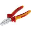 GEDORE Pinza Universale VDE per Impieghi Gavosi per Tagliare, Tenere e Torcere, Pinza Elettricista, Isolata, Pinza Universale 180 mm, VDE 8250-180 H