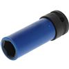 GEDORE Red Chiave a Bussola per Cerchi in Lega, Chiave a Bussola Avvitatore con Boccola Protettiva, 1/2 pollici, 12.5 mm, Esagonale, 17mm, Blu Traffico, Auto e Officina, K19 LS 17
