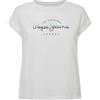 Pepe Jeans Evette T-Shirt, Bianco (White), S Donna