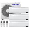 Samsung Climatizzatore Trial Split Inverter Windfree Avant 9000+12000+18000 BTU R32 AJ068TXJ3KG