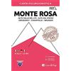 Geo4Map 201 Monte Rosa. Alta Valle del Lys, Alta Val d'Ayas, Gressoney, Champoluc, Brusson. Carta escursionistica 1:25.000. Ediz. multilingue
