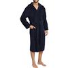 Schiesser Accappatoio con Cappuccio, Blu (Blau (815-navy), M Uomo