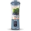 Ninja Blast Frullatore Portatile, 530 ml, con Coperchio e Beccuccio, Mini Frullatore Senza Fili, Ricaricabile, per Frullati, Trita Ghiaccio e Frutta Congelata, Blu Denim, BC151EUNV