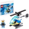 LEGO City Minifigure Polybag - Police Helicopter with Pilot and Stand 30367