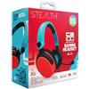 Stealth Cuffie da Gioco C6-100 per Nintendo Switch, PS5, PS4 XBOX, PC e Mobile, Rosso Blu