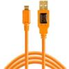 Tether Tools cavo USB 2.0 A maschio/Micro-B 5 pin 460cm arancio