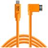 Tether Tools Cavo TetherPro da USB-C a USB 3.0 Micro-B ad angolo retto da 4,6 m Arancione
