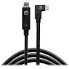 Tether Tools TetherPro da USB-C a USB-C ad angolo retto da 4,6 m Nero