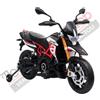 Moto Elettrica per Bambini Aprilia Racing Dorsoduro 12V Ruote in EVA-Rosso