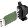 QUARKZMAN Resistenza Ventilatore Motore Per Ford Transit - 1 Pezzo | Nero/Argentato/Verde, Plastica/Metallo, 94x49x38mm, 3C1H-18B647-AA, Per Ford Transit Mk4-Mk5, Antiruggine.