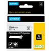 DYMO Nastro Rhino 18483 - 12 mm x 5,5 mt - poliestere - permanente - nero-bianco - Dymo (unità vendita 1 pz.)