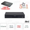 Dahua XVR4108HS-I(1T) - XVR 8 Canali 1SSD da 1 TB incluso 5in1 1080N H.265+ - Dahua
