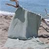 Ferò Foutà telo mare Marea misto lino e cotone con frange 105x196cm