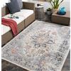 Livabliss Selma Tradizionale Vintage Rectangle Tappeto | Blu navy, Denim, Ruggine | 120x170cm | Patio e Spazio Esterno | Tessuto a Macchina Poliestere