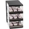 Ristosubito Vetrina riscaldata per hamburger tripla CLN Modello CBIN553 Temp.°C. 30/90 Dim. cm L.55 P.73.9 H.95.2