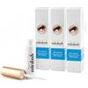 MIRALASH Siero Ciglia Allungante 3 ml x3 - Lash Serum con Ginseng, Crescita Naturale, Rinforzante, Dermatologicamente Testato