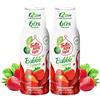 AMOR LABOUR FruttaMax Sciroppo alla Fragola Senza Zucchero - 60% Frutta Vera | Sciroppo a Basso Contenuto Calorico per Gasatori, Cocktail e Dessert - 2 x 500ml