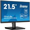 IIYAMA Monitor iiyama ProLite 22'' XU2292HSU-B6 Full HD IPS LED Nero Opaco