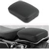 DREAMIZER Sedile Passeggero Posteriore per Moto con 8 Ventose per Sella Bobber Cruiser Chopper Custom (Nero)