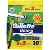 PROCTER & GAMBLE SRL Gillette Blue3 Usa E Getta Sensitive 8+2 Pezzi