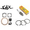 cyclingcolors kit di riparazione Solex 2200 3300 3800 5000 : guarnizione + membrana + candela + fascia elastica pistone bici ciclomotore