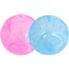 Weduspaty Palla di criceto trasparente nano croscate esercitano palline da corsa Gerbil giocattoli Gerbil 2pcs, giocattoli di criceto