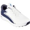 Skechers Max 2 Arch Fit-Scarpa da Golf Impermeabile Senza Punte, Ginnastica Uomo, Bianco Blu Marino, 47.5 EU