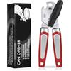 Lychico - Apriscatole 3 in 1, Apribarattoli Manuale, in acciaio inox, portatile, resistente, con apribottiglie multifunzione