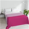 Italian Bed Linen Trapuntino estivo SUMMER in microfibra, Lilla/Fucsia, Matrimoniale 250x250cm