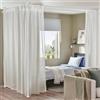 DAKEPOLE Asta divisoria per tenda senza tenda, paravento flessibile, regolabile, separatore stanza o asta per tende, frangivista per soggiorno, camera da letto, larghezza 280 cm x altezza 317 cm