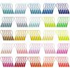 Zzcy 150 Pezzi Colori Cerniera Tira Cordino Cerniera Lampo Zip Estensione Cerniera Lampo Tira Nylon Cordino Cerniera Sostituzione in 25 Colori per Zaini,Abbigliamento Sportivo e Altro Ancora