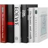 WOKICOR 6 Pezzi Libro Decorativo Di Moda, Libri Decorativi per L'arredamento Della Casa, Libri Decorativi Moderni con Copertina Rigida, Libri da Esposizione per La Decorazione Del Soggiorno Moderno (C)