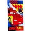 CARTOON Telo mare Cars Disney 140 x 70 cm asciugamano in microfibra per bambini piscina spiaggia