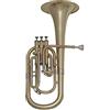 GEWA Roy Benson Eb Alto Horn AH-301 (strumento a fiato professionale, con leadpipe in ottone dorato, guide esterne in alpacca, valvole in acciaio inossidabile e custodia leggera e sagomata)