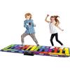 ZIPPY MAT Tappetino per pianoforte per bambini, tastiera musicale gigante da pavimento, 10 canzoni incorporate, 8 strumenti, regalo per feste e balli per ragazzi, ragazze, bambini e famiglie.