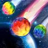 LUKIUP 3 Pezzi Palla Spaziale, Multicolori Moon Bouncing Ball, 7cm Moon Ball, Palline Rimbalzanti per Bambini, Palla Spaziale con Extreme High Bounce, Adulti Bambini Giocattolo Regalo, Rosso, Giallo, Verde