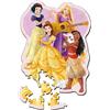 Trefl Legno: Disney Princess, Affascinanti Principesse-50 Pezzi, Incastro Wooden, Forme Irregolari, 10 Personaggi, Puzzle Moderno per Bambini dai 5 Anni, Multicolore, 20257