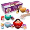 #sbabam Disney Princess Tea Party Disney Principesse Bambole Bambole Piccole Bambole della Sirena Ariel, Rapunzel, Cenerentola e Biancaneve, 2 Pezzi Giochi per Bambini al Chiosco, Idee Regalo