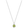 immobird Collana Donna in Argento Sterling 925 con Peridoto di Ipoallergenici Collana per Eleganti Regali per Donna 40+5cm