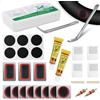 Ainiv 29PZ Kit Riparazione Bici, Riparazione Camera d'Aria Bici Kit, con Toppa di Autoadesiva, Riparazione della Gomma della Bicicletta della Leva e Colla per Bici da Montagna e da Strada