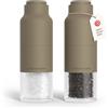 LARS NYSØM Set di Macina Sale e Pepe Set - Macinasale e Macinapepe Manuale | Set di Macinini per Sale e Pepe in Acciaio Inox con Macina Regolabile - Macinino per Pepe e Sale Manuale - Bottiglia Design