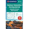 Kompass Cartina escursionistica n. 657 Dolomiti di Sesto, Parco Naturale Tre Cime: markierte Wanderwege, Hütten, Fahrradwege, inklusive Karte zur offline Verwendung in der KOMPASS-App