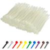 Gocableties - Fascette Cavi 150 mm x 3,6 mm 1000 Pezzi bianche/trasparenti | Fascette in nylon resistenti e autobloccanti - Bianche/trasparenti, per casa, ufficio, garage e fai da te